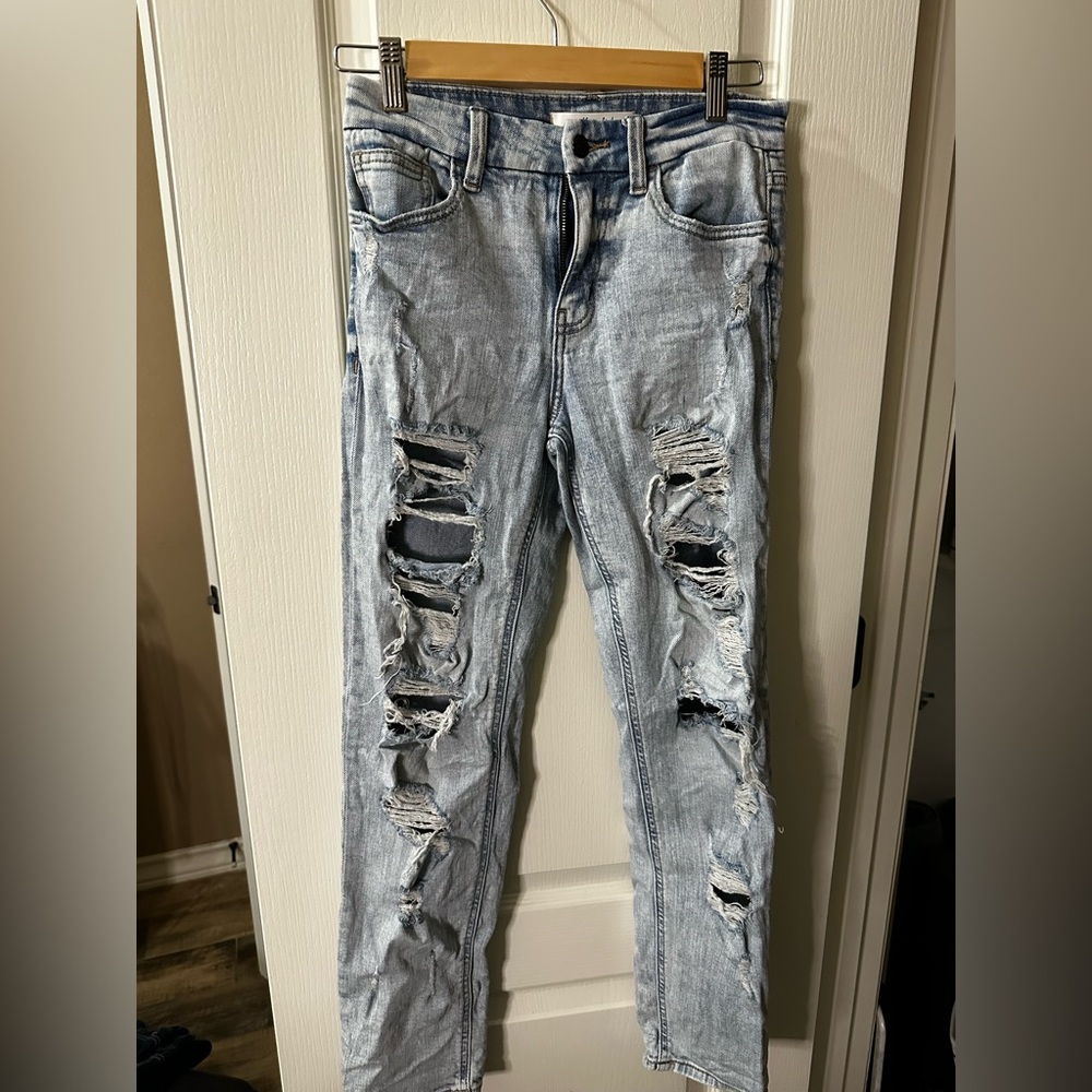 Willow and Root High Rise Ankle Straight